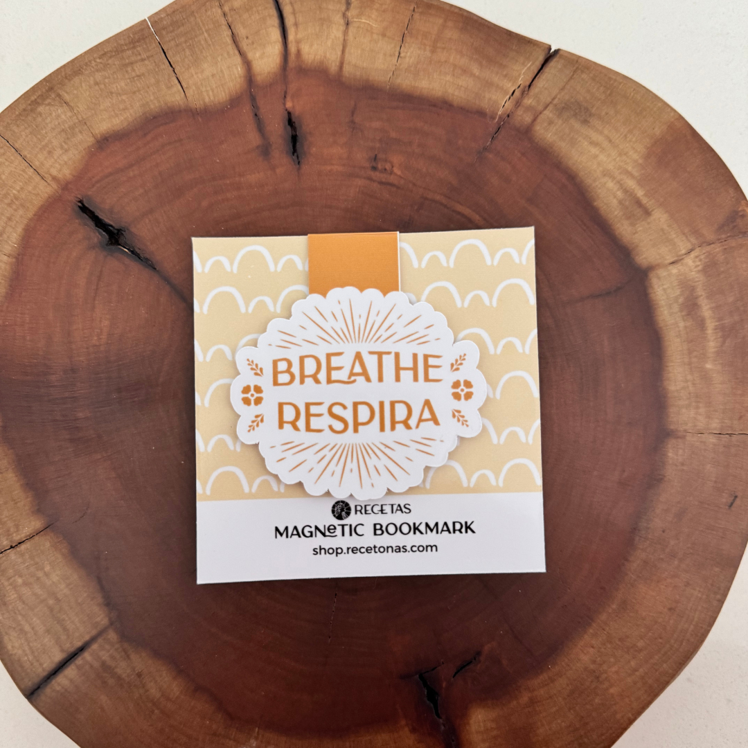 Breathe- Respira Magnetic Bookmark