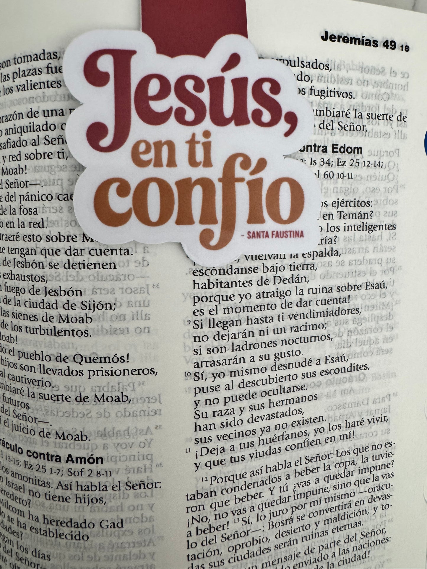 Jesús, en ti Confío Magnetic Bookmark