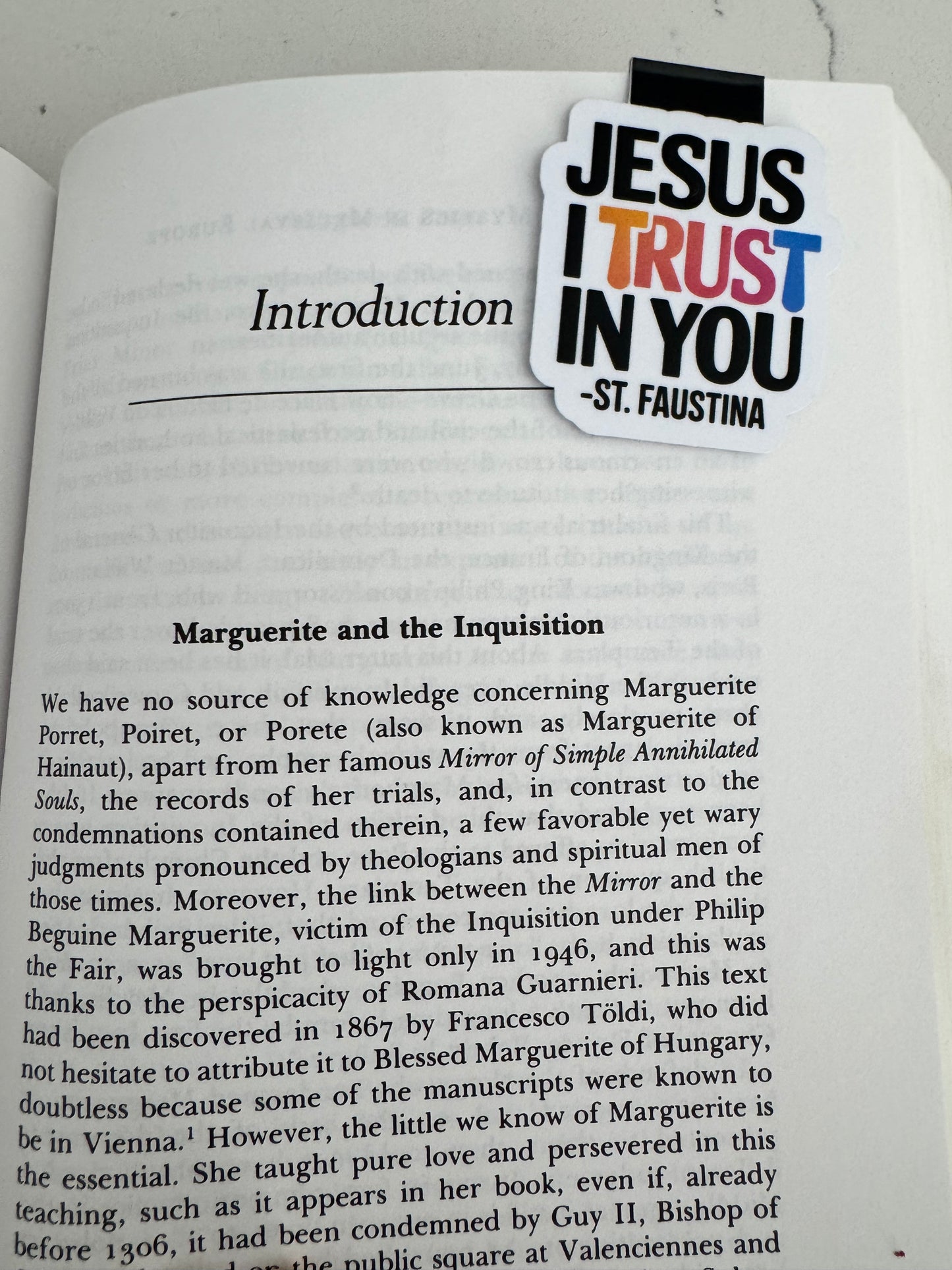 Jesus I Trust in You Magnetic Bookmark