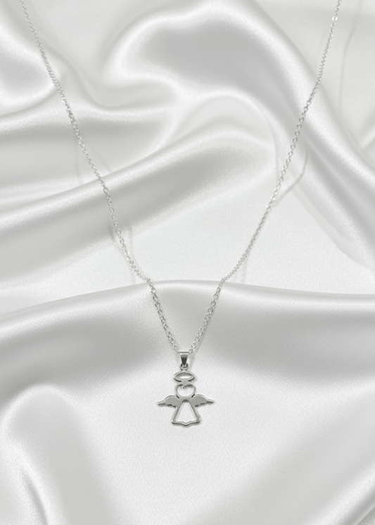 Angel de la Guardia (Guardian Angel) Necklace - Sterling Silver - Recetas Fair Trade