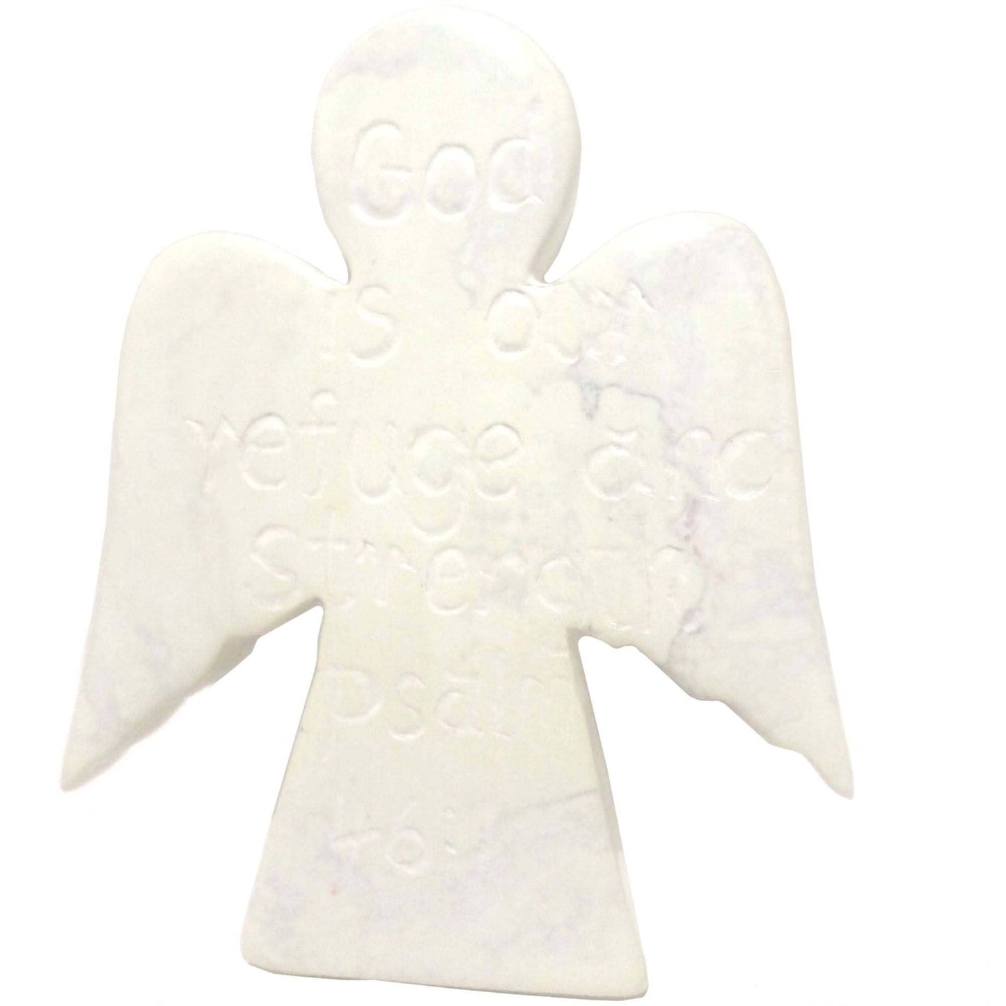 Angel Devotional Tokens with Psalm Inscriptions - Recetas Fair Trade