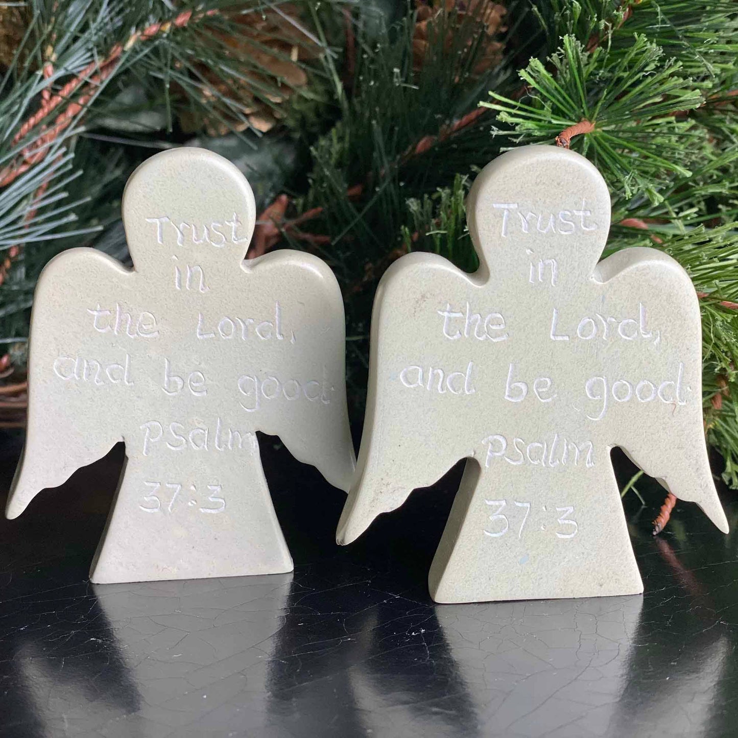 Angel Devotional Tokens with Psalm Inscriptions - Recetas Fair Trade