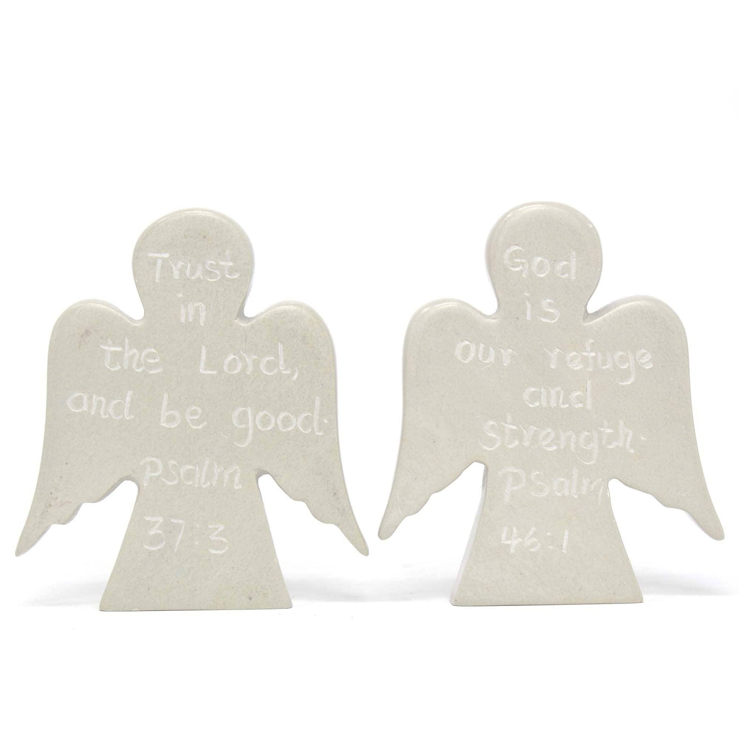Angel Devotional Tokens with Psalm Inscriptions - Recetas Fair Trade