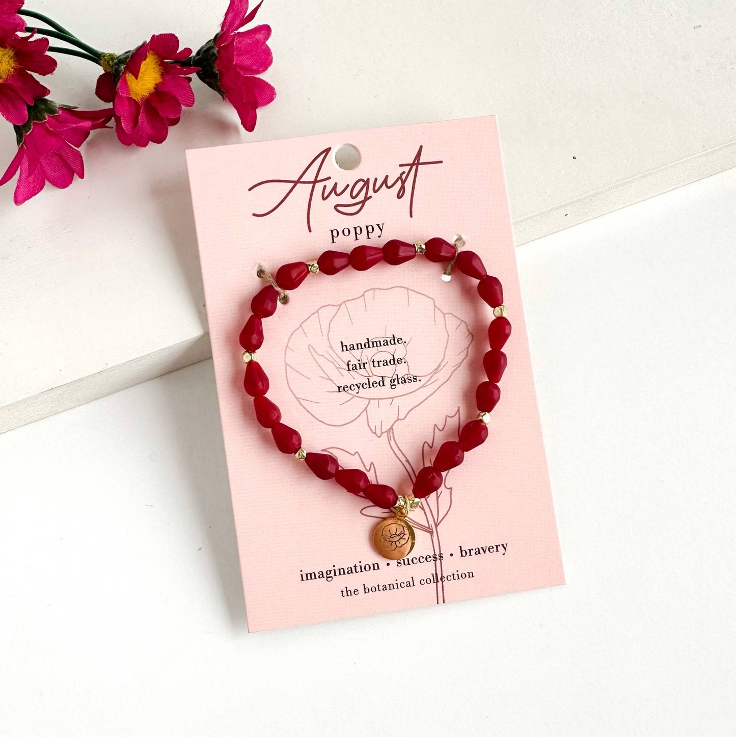 August Botanical Collection Bracelet - Recetas Fair Trade