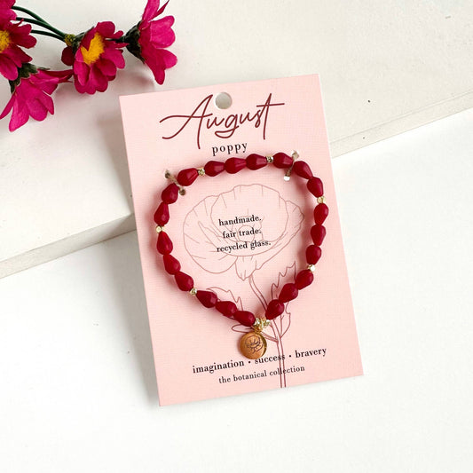 August Botanical Collection Bracelet - Recetas Fair Trade