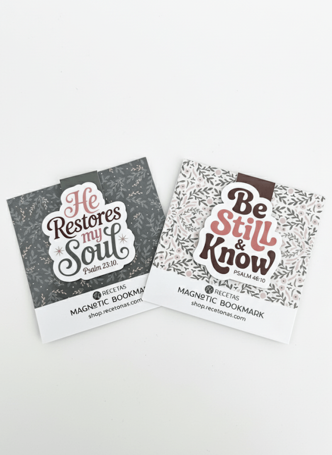 Be Still & Know(Psalm 46) Magnetic Bookmark - Recetas Fair Trade