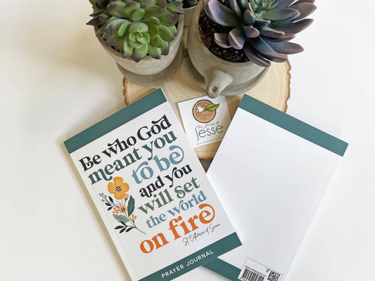 Be Who God Meant You To Be Notebook - Recetas Fair Trade