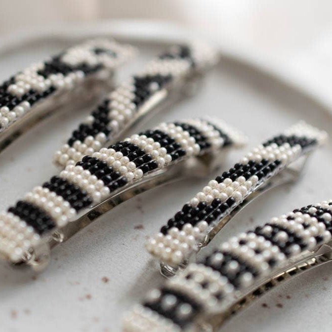 Beaded Barrette