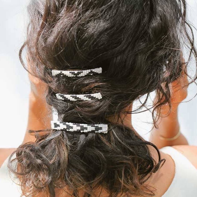 Beaded Barrette