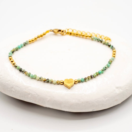 Beaded Heart Bracelet - Recetas Fair Trade