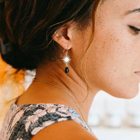 Black Rain Earrings