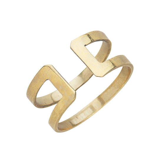 Brass Bombshell Ring