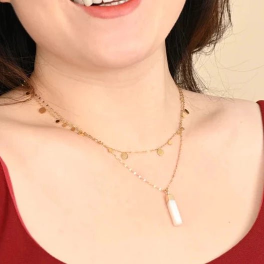 Brayden Pendant in Mother of Pearl