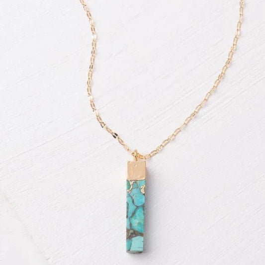 Brayden Turquoise Pendant Necklace
