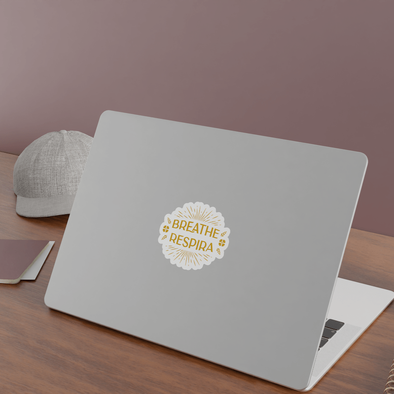 Breathe~Respira Eco - Safe Sticker - Recetas Fair Trade