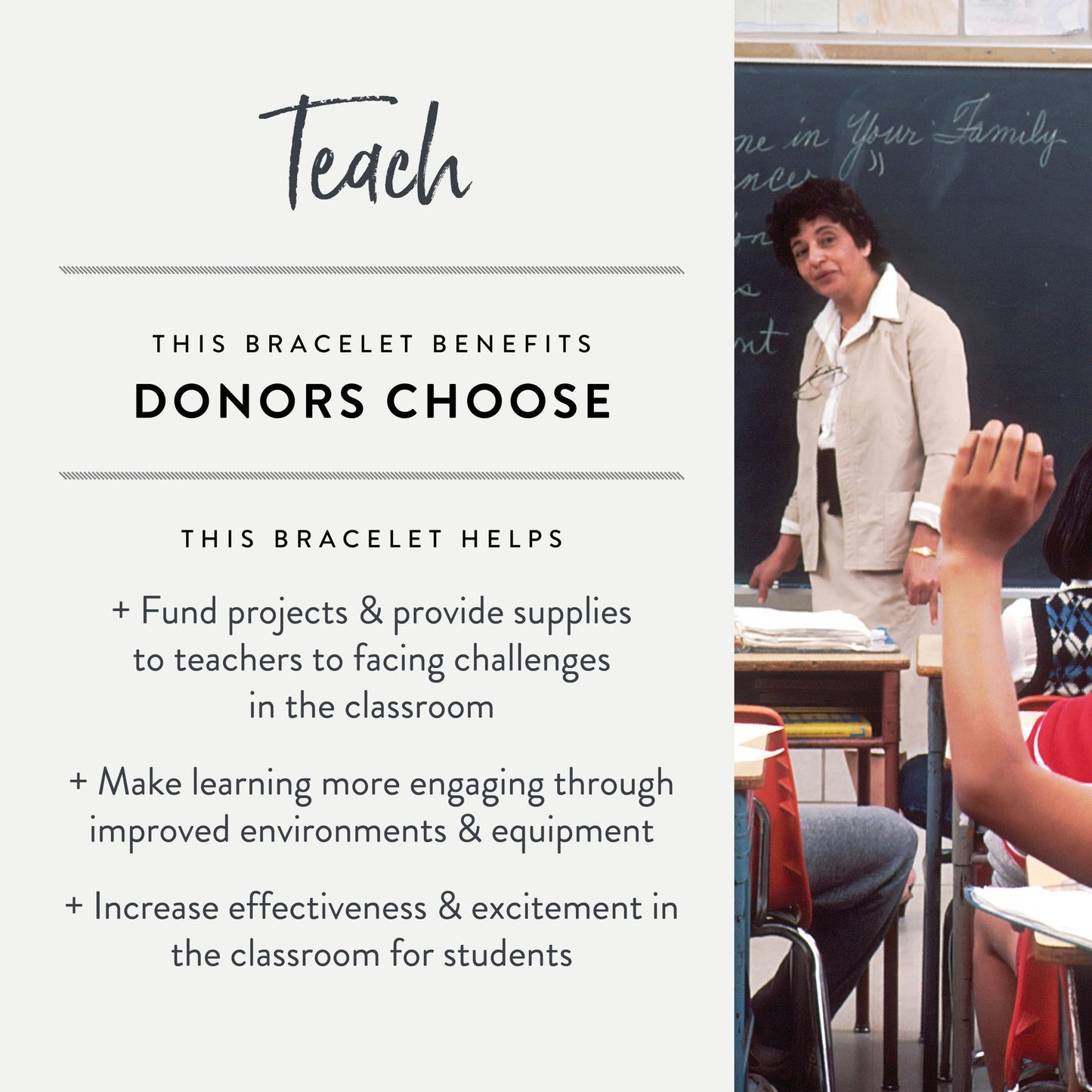 Cause Bracelet - Teach