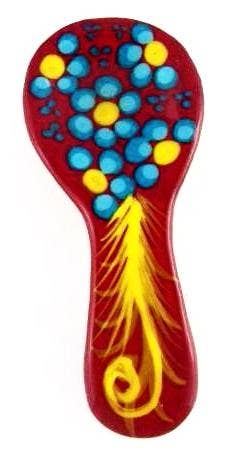 Ceramic Art Magnet by Native American Artisan Magdalena Diaz - Recetas Fair Trade