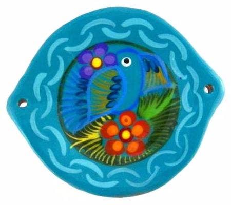 Ceramic Art Magnet by Native American Artisan Magdalena Diaz - Recetas Fair Trade