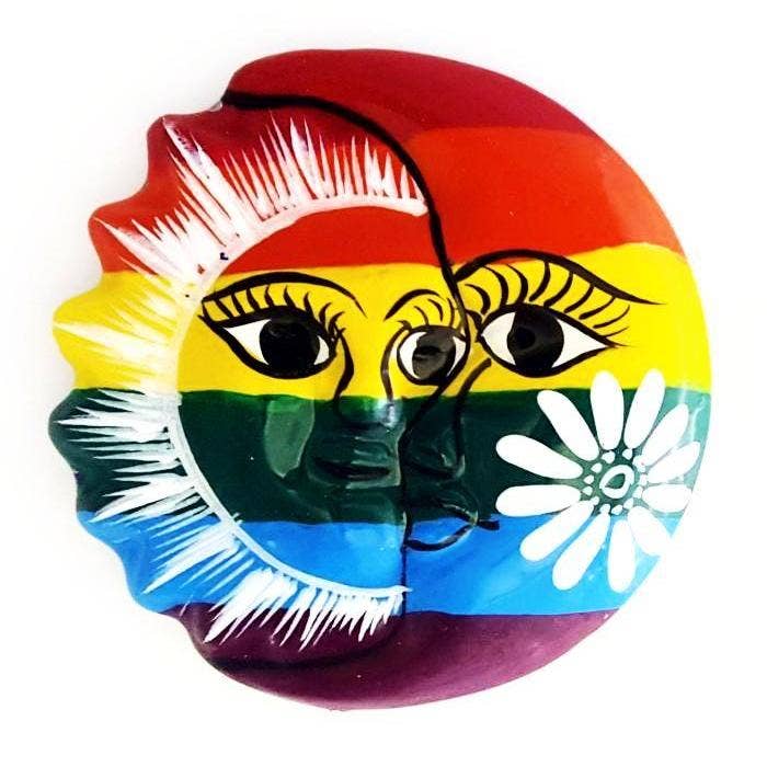Ceramic Art Magnet by Native American Artisan Magdalena Diaz - Recetas Fair Trade