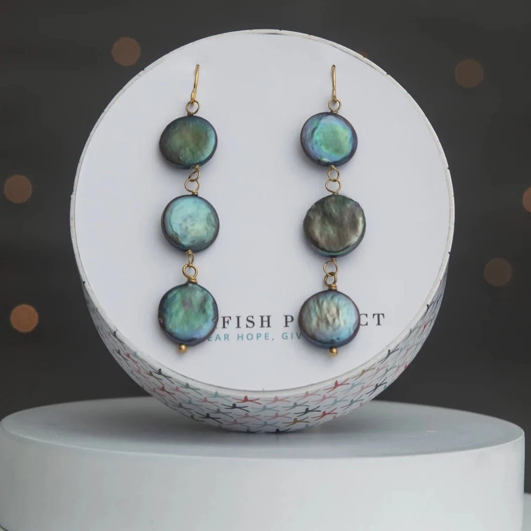 Chameleon Pearl Earrings
