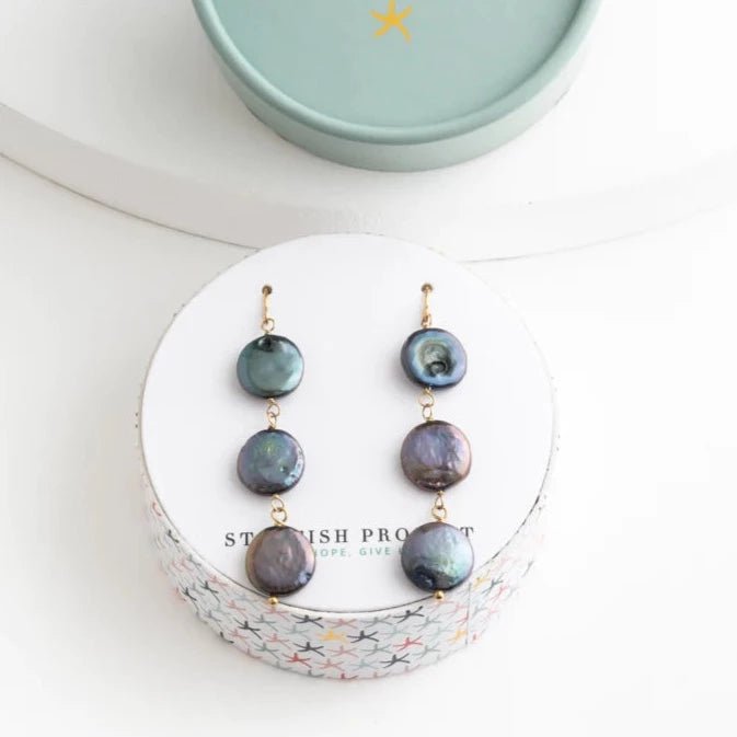 Chameleon Pearl Earrings