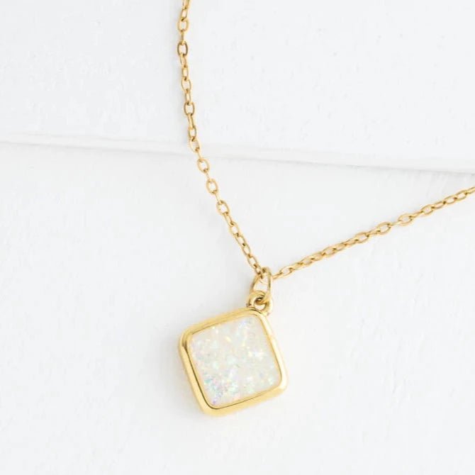 Clare Opal Necklace - Recetas Fair Trade
