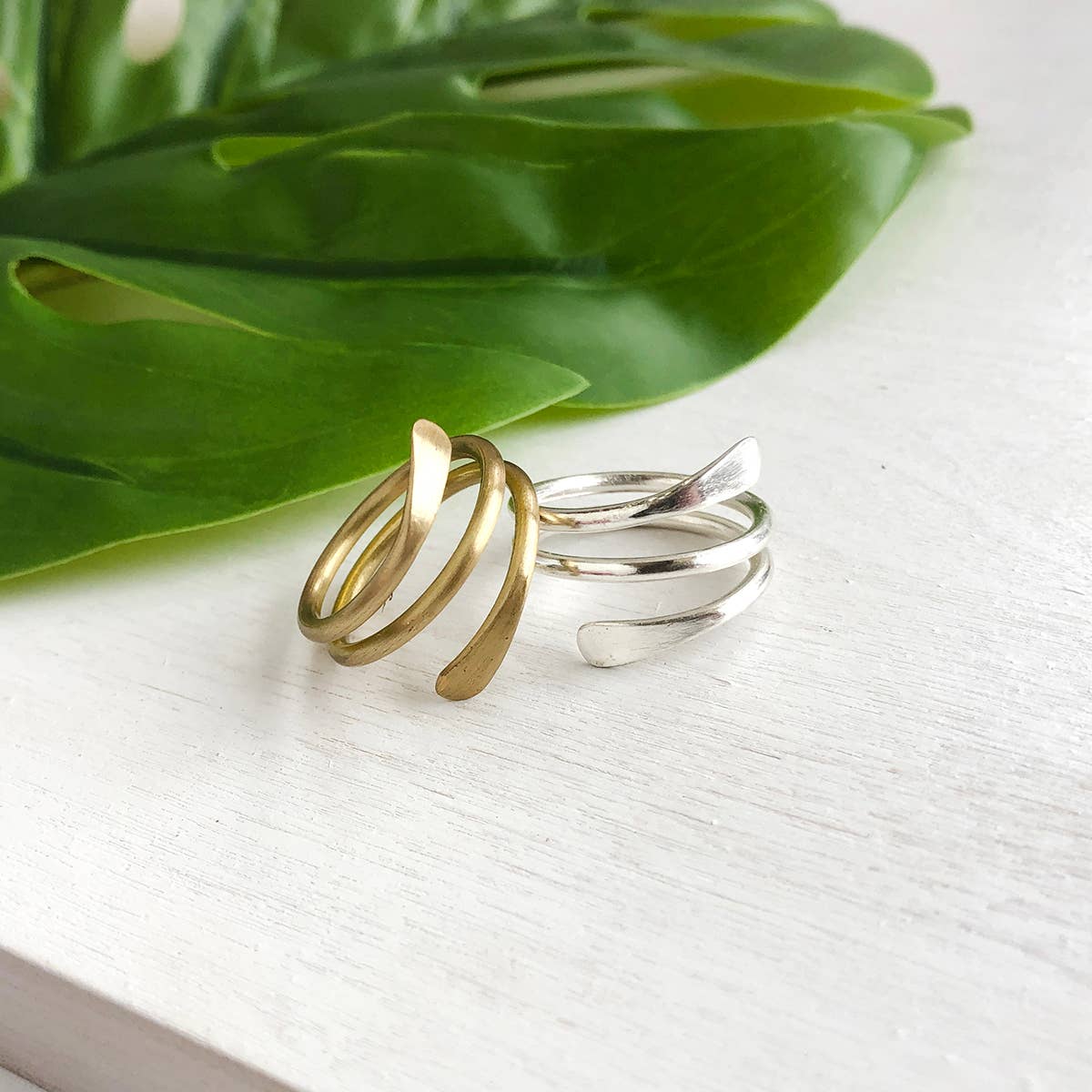 Coiled Wrap Ring - Gold - Recetas Fair Trade