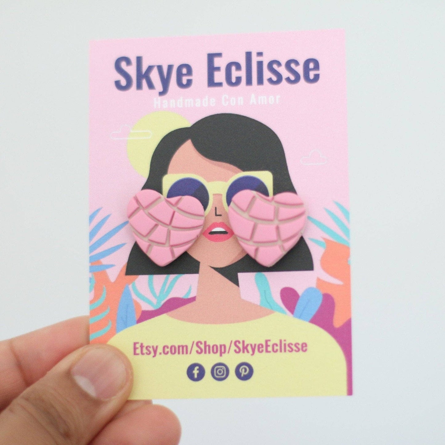 Concha Earrings for Women, Latinx - Recetas Fair Trade