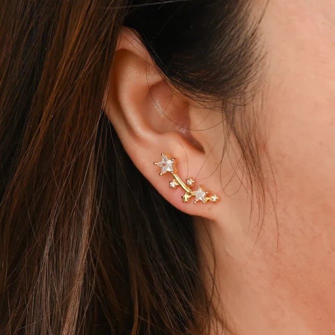 Constellation Crawler Earrings - Recetas Fair Trade