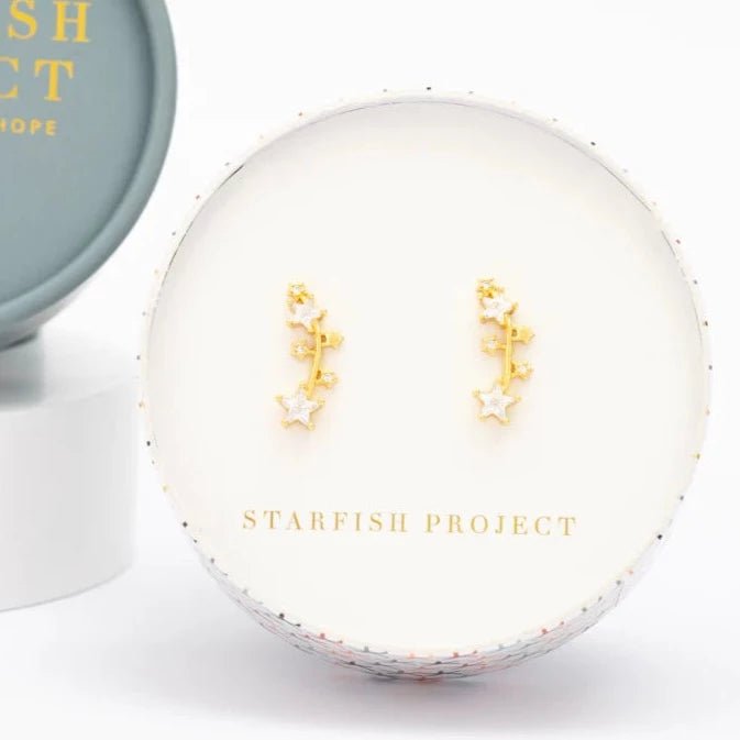 Constellation Crawler Earrings - Recetas Fair Trade