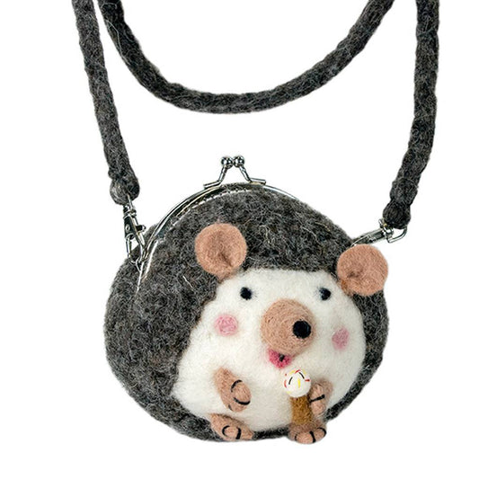 Critter Purse : Harper Hedgehog - Wild Woolies (P) - Recetas Fair Trade