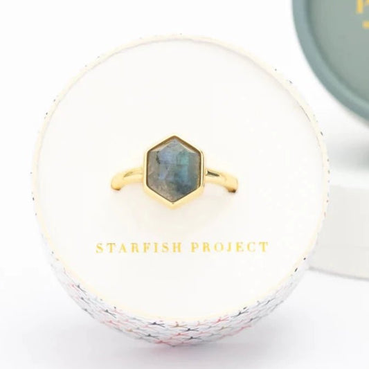 Daydreamer Labradorite Ring - Recetas Fair Trade