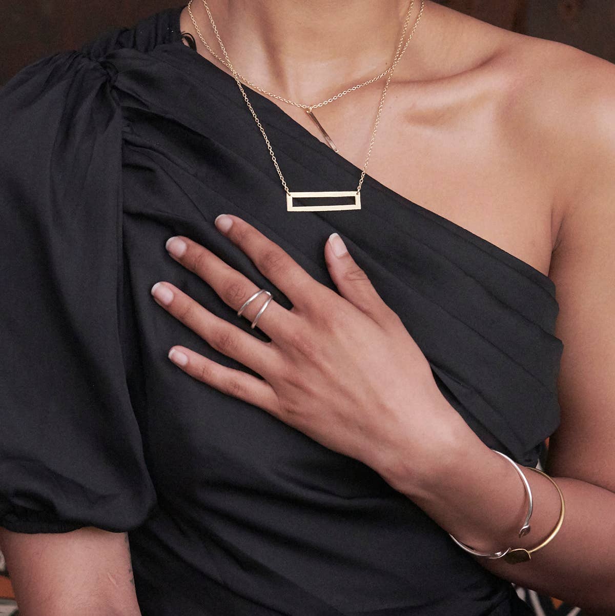Double Arch Ring - Silver - Recetas Fair Trade