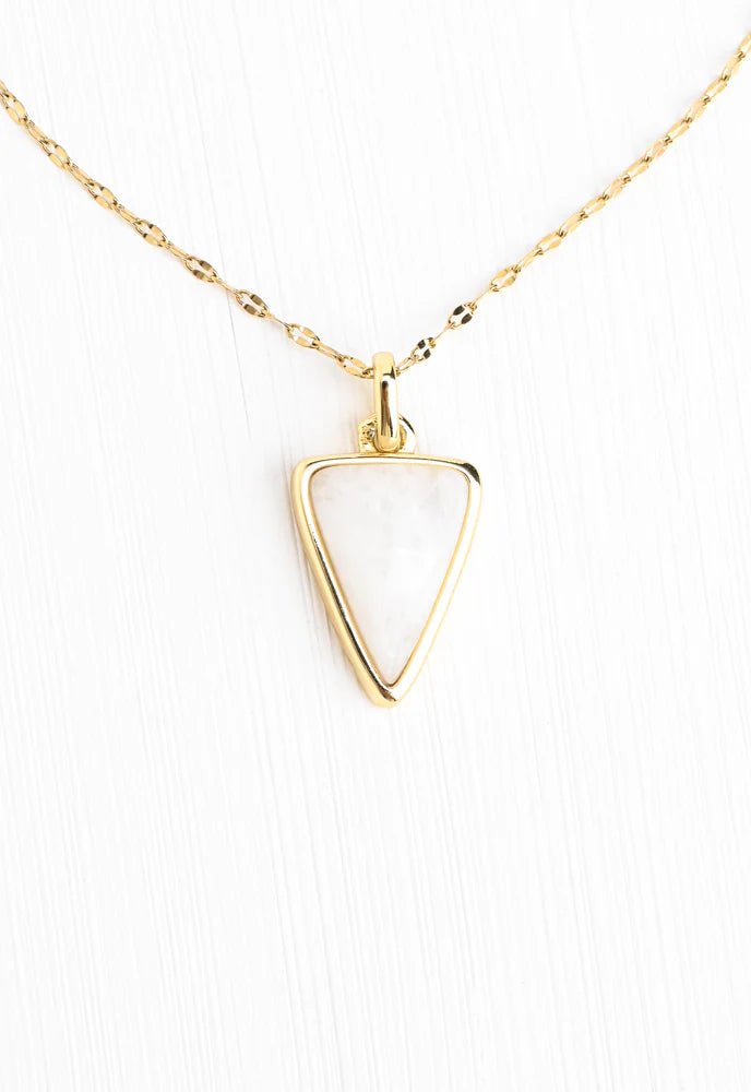 Elemental Necklace in Moonstone - Recetas Fair Trade