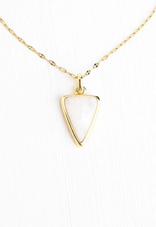 Elemental Necklace in Moonstone - Recetas Fair Trade