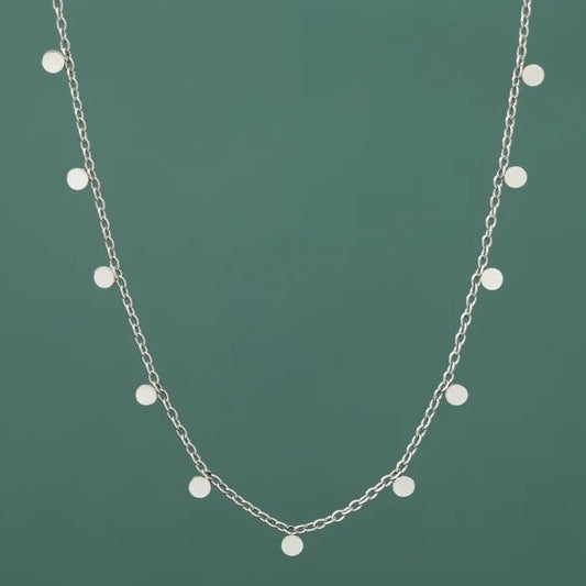 Evelyn Silver Drop Necklace - Recetas Fair Trade