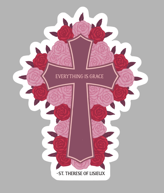Everything is Grace Sticker - Recetas Fair Trade