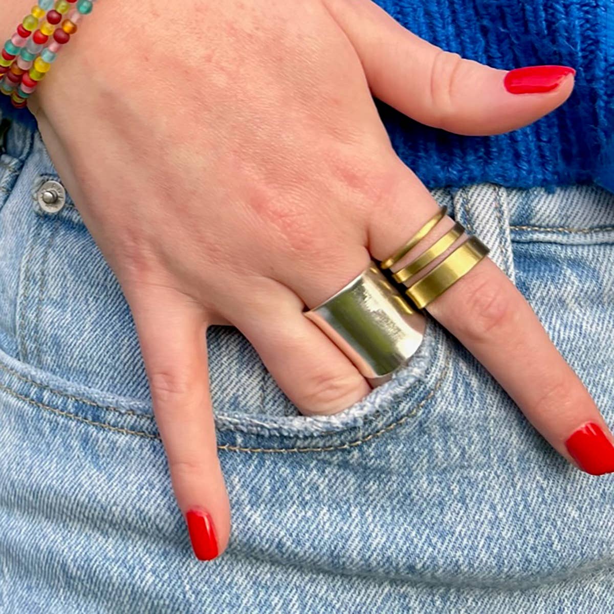 Evolving Layers Ring - Silver - Recetas Fair Trade