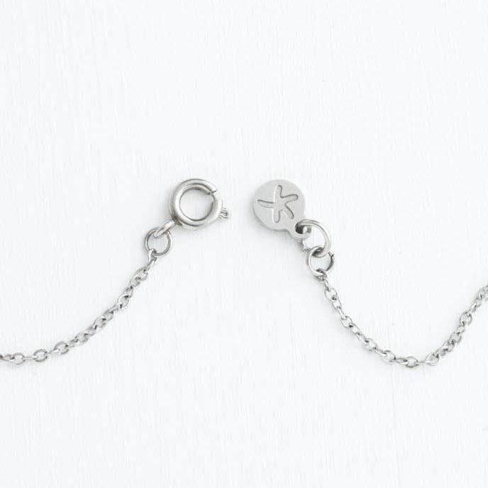Faith Silver Bar Necklace - Recetas Fair Trade