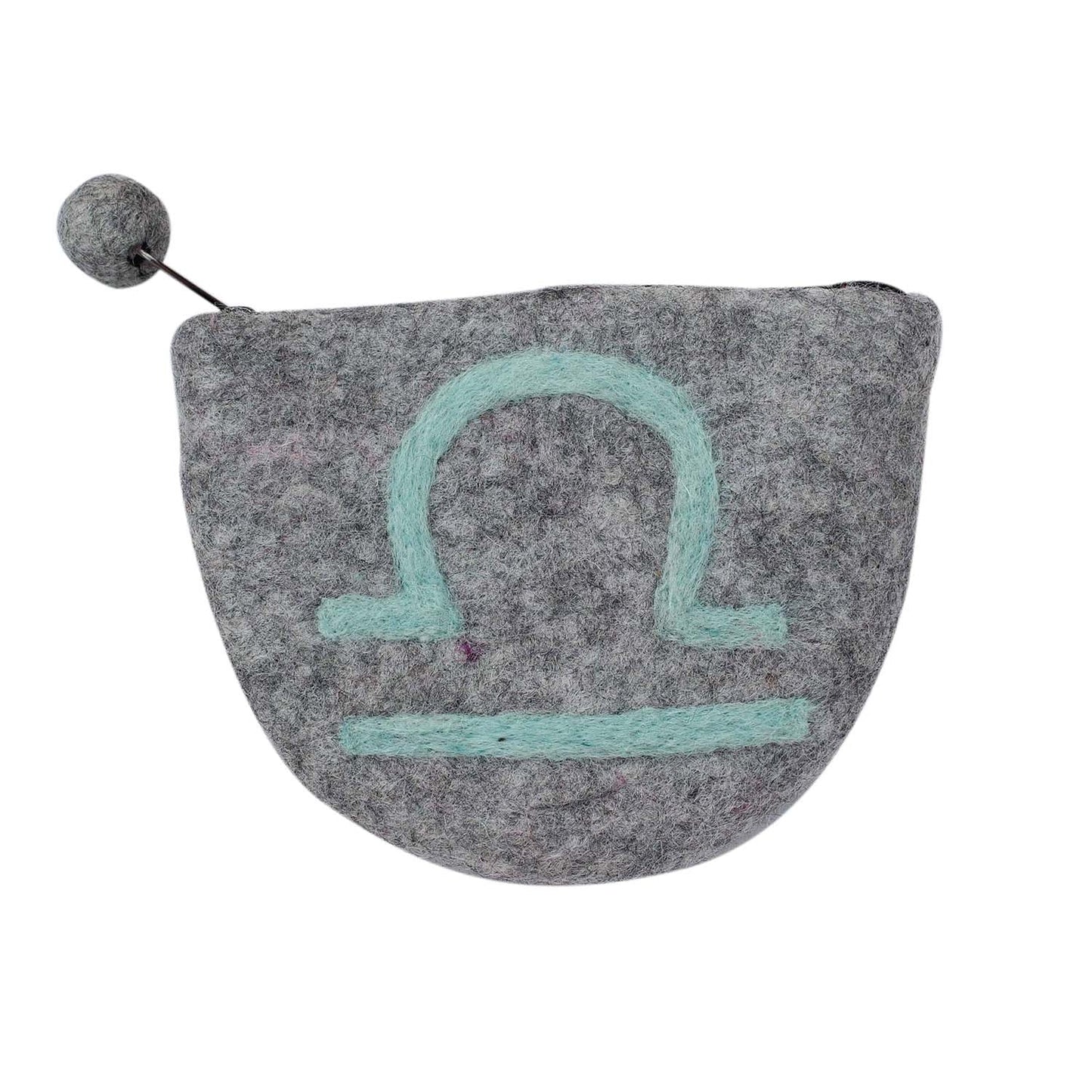 Felt Libra Zodiac Coin Purse - Global Groove - Recetas Fair Trade