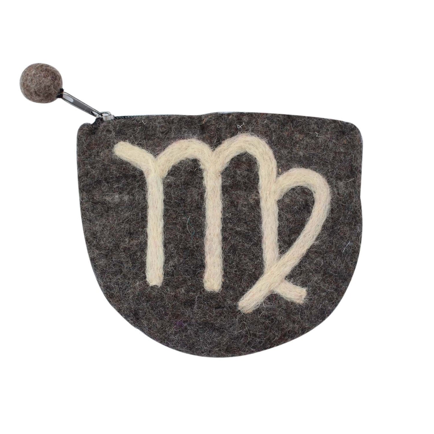 Felt Virgo Zodiac Coin Purse - Global Groove - Recetas Fair Trade
