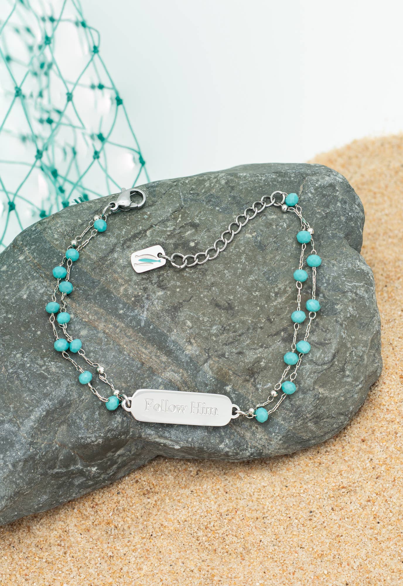 Follow Him Bracelet Silver - Recetas Fair Trade