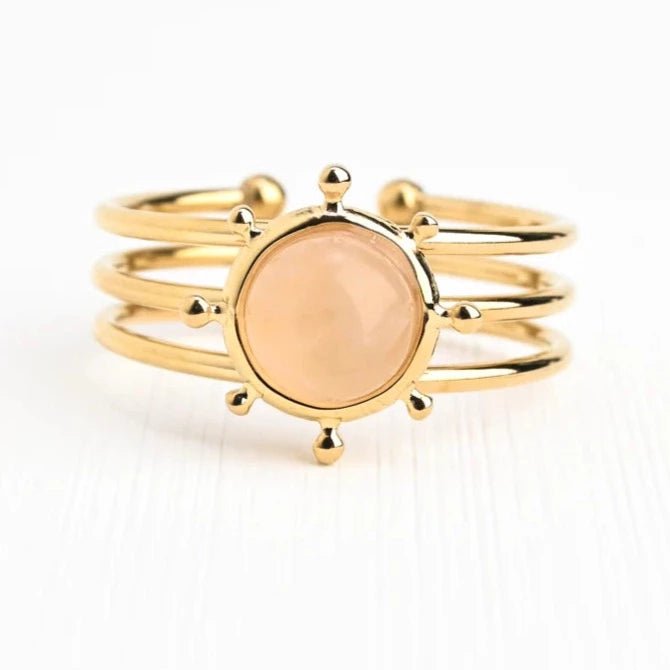 Glow Rose Quartz Ring