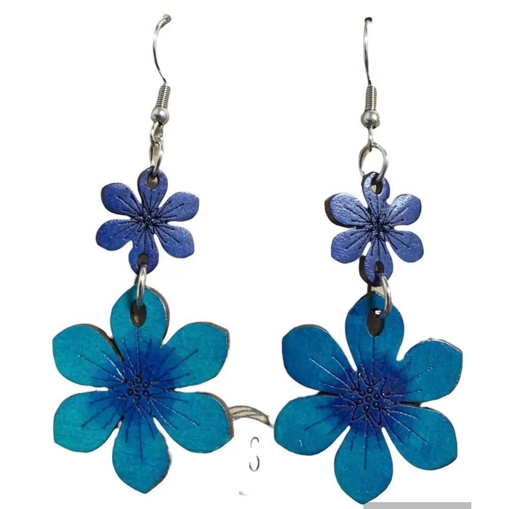 Gourd Dangle Flower Earrings