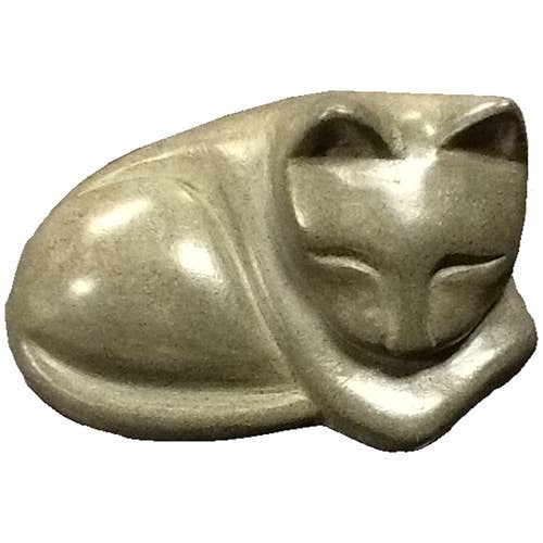 Gray Soapstone Cat - Recetas Fair Trade