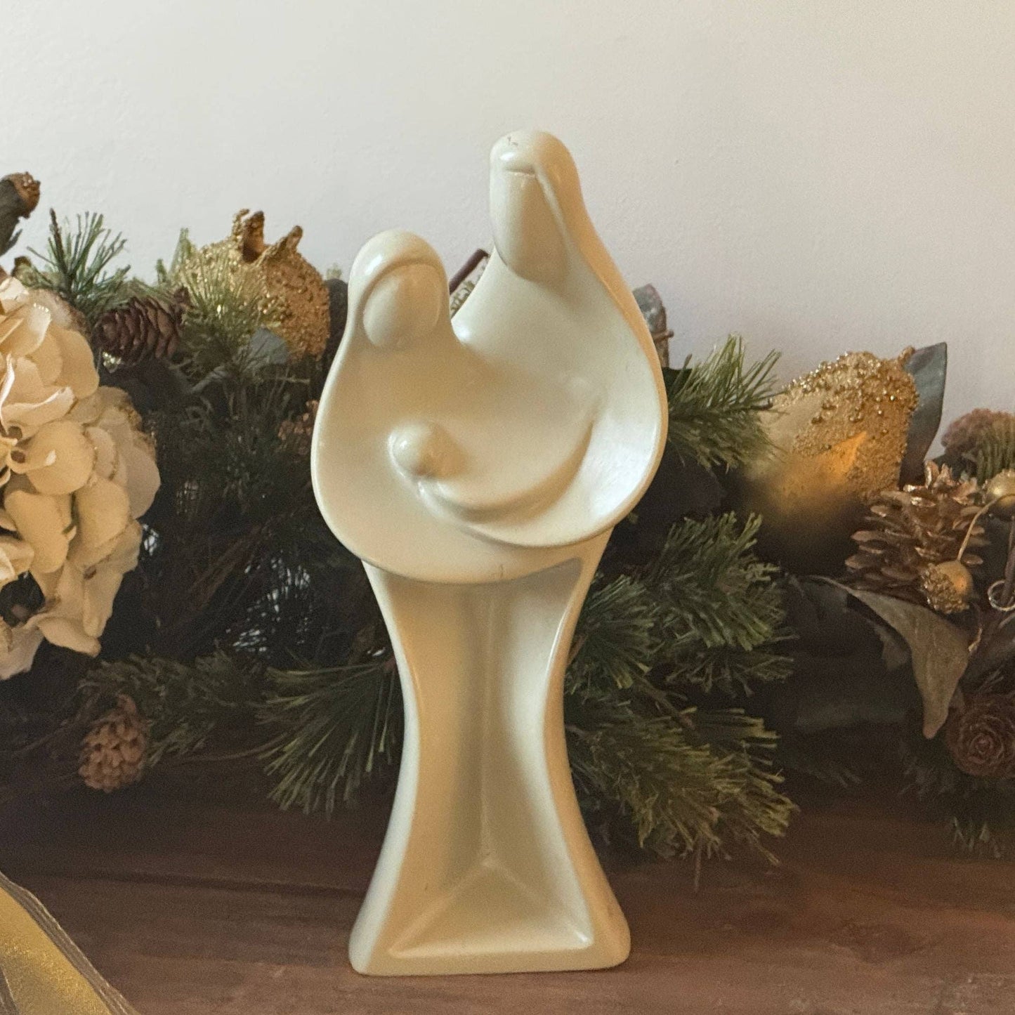 Hand - Carved Soapstone Kenya Holy Family Sculpture - Recetas Fair Trade