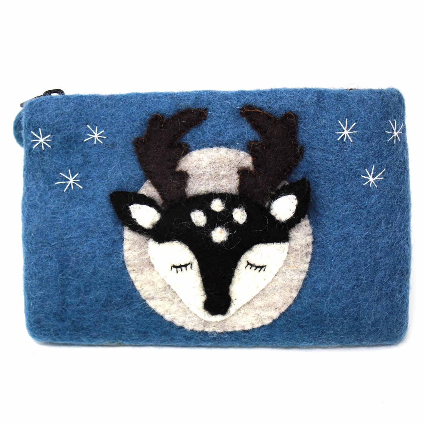 Felt Stag Pouch