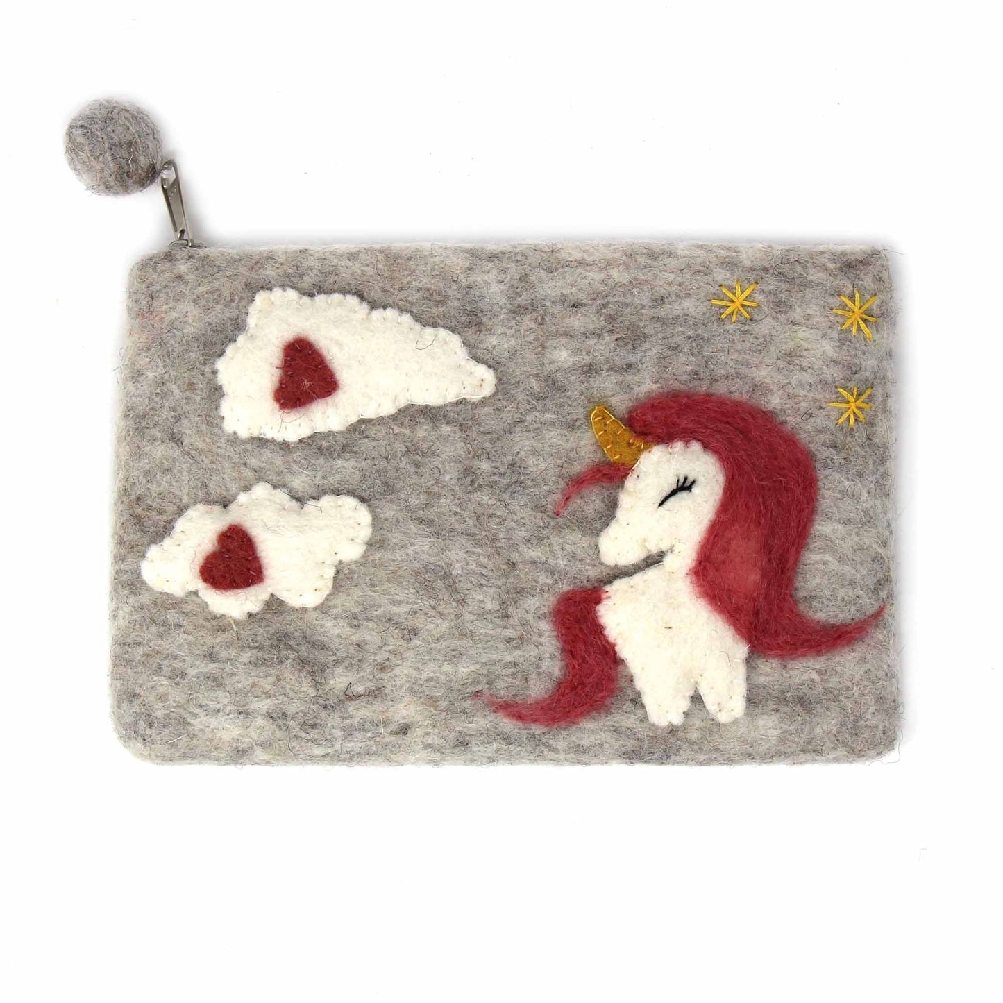 Felt Unicorn Pouch
