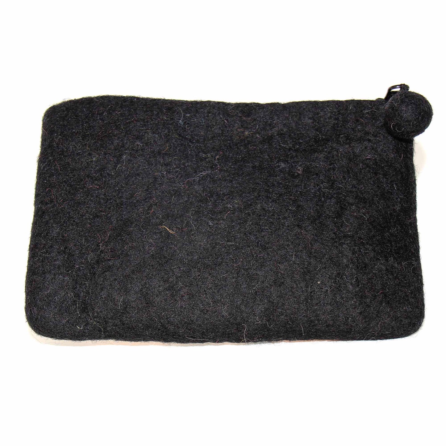 Felt White Cat Pouch