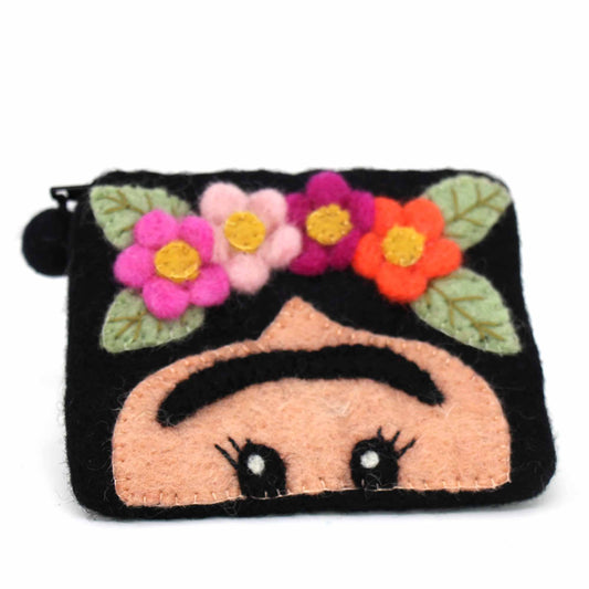 Frida Felt Coin Purse
